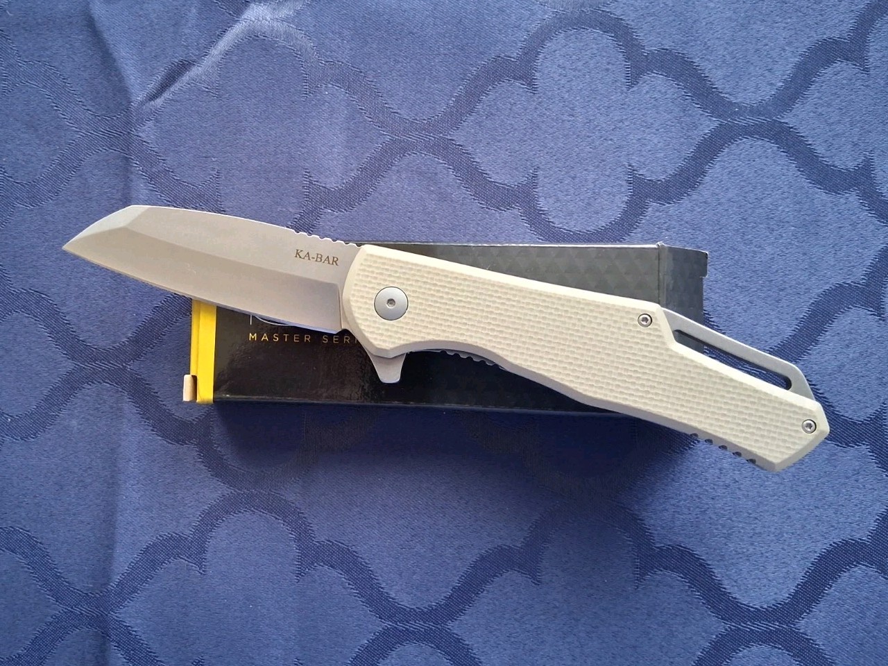 *NEW*🔥 KA-BAR – Jarosz (7508) w/ Tan G10 Handle & SW AUS-8 Blade
