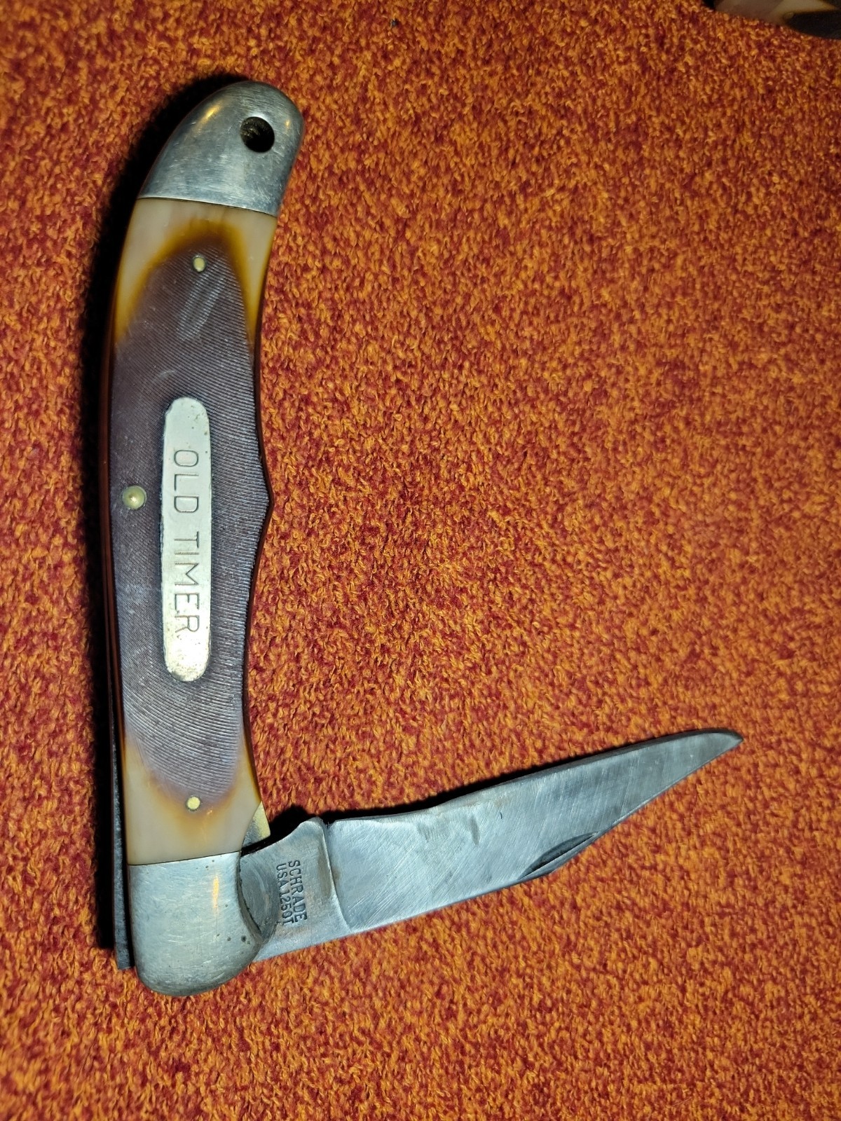 Schrade Old Timer USA 125OT Linerlock Folding Hunter Hunting Knife Lockback