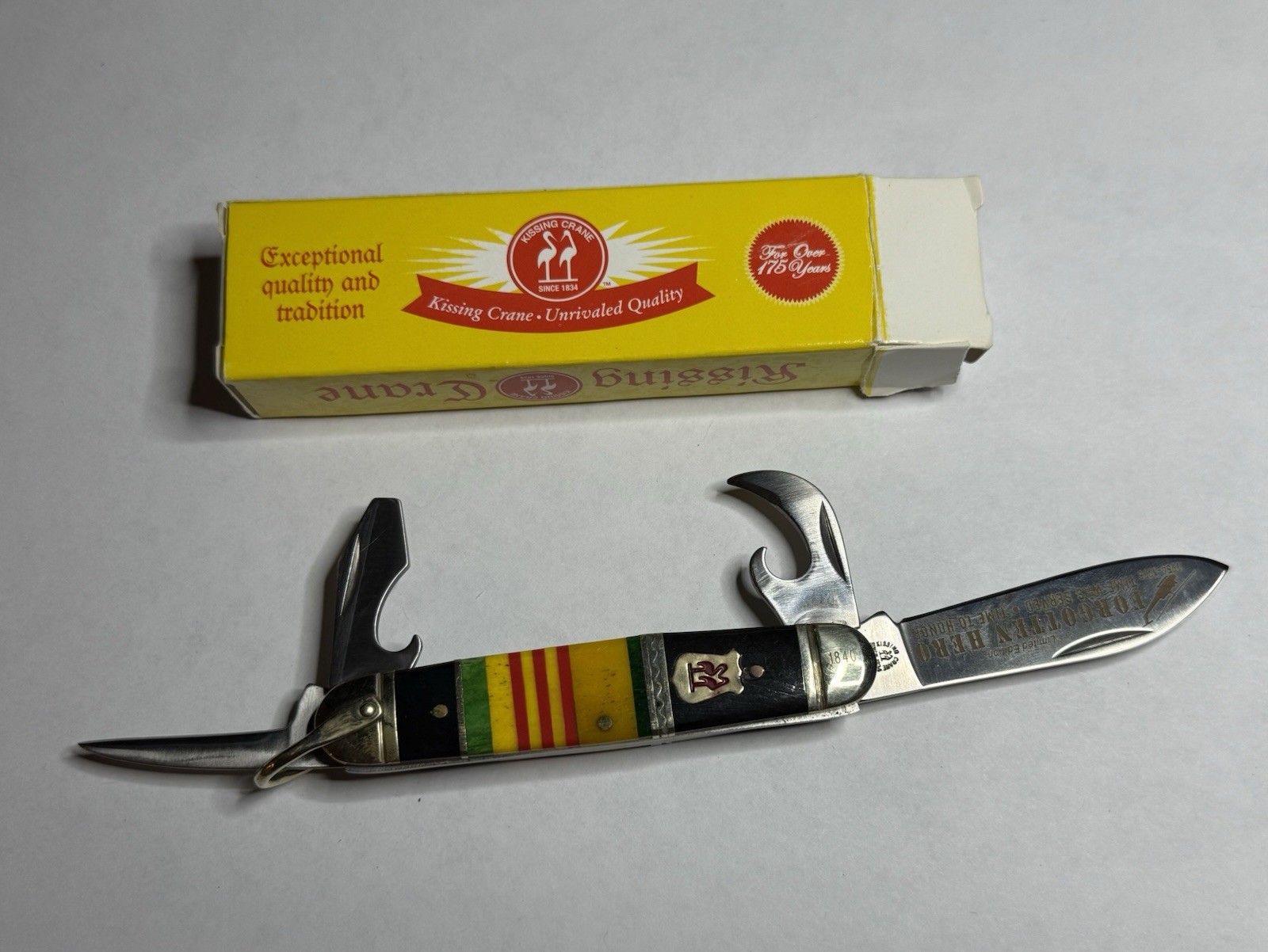Kissing Crane KC5338 Forgotten Hero Pocket Knife Scout