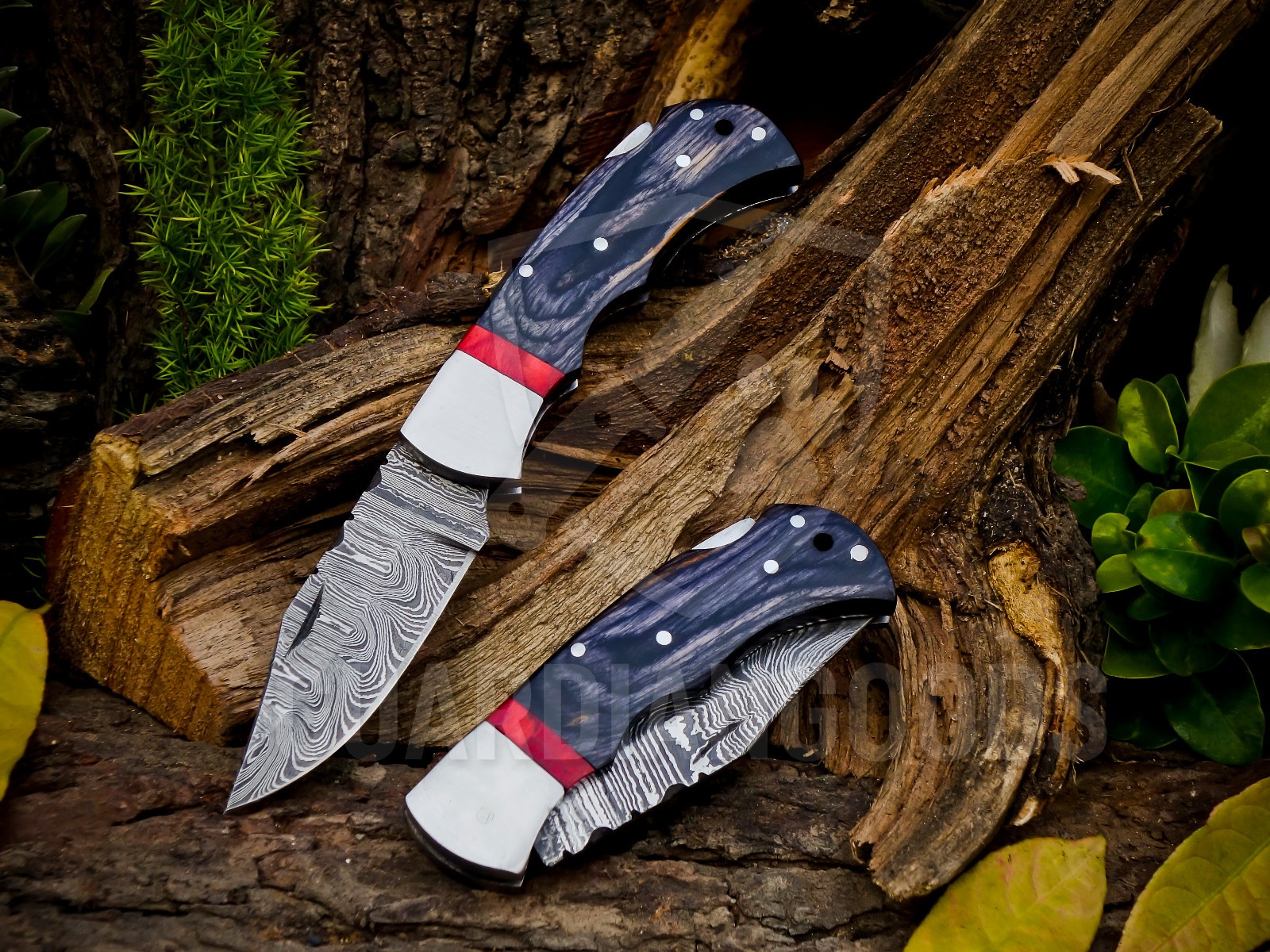 Custom Handmade Damascus Steel CAMPING TACTICAL FOLDING blade POCKET Knife