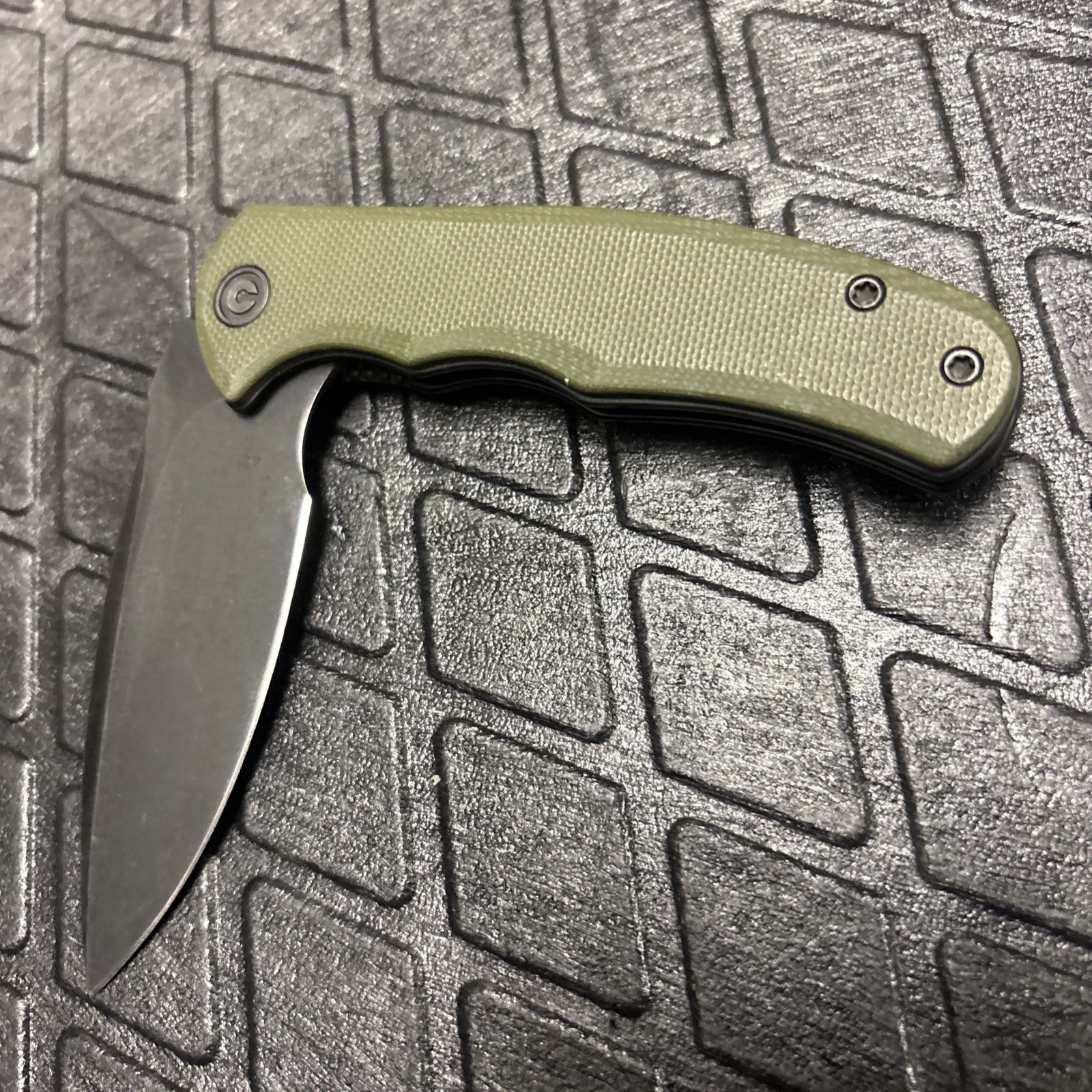 Civivi Mini Praxis Pocket Knife Green G10 D2 Steel