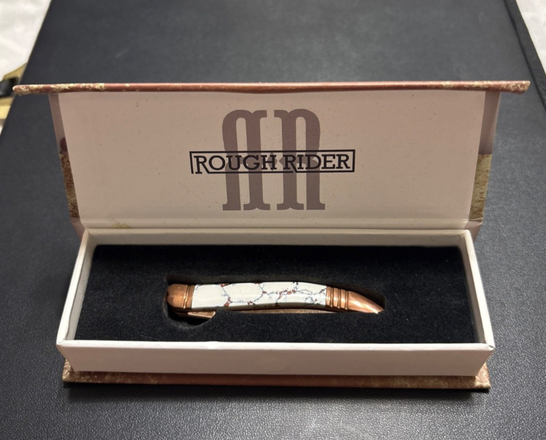 Rough Ryder Copperstone Synthetic Texas Toothpick 3″ Pocketknife RR1528
