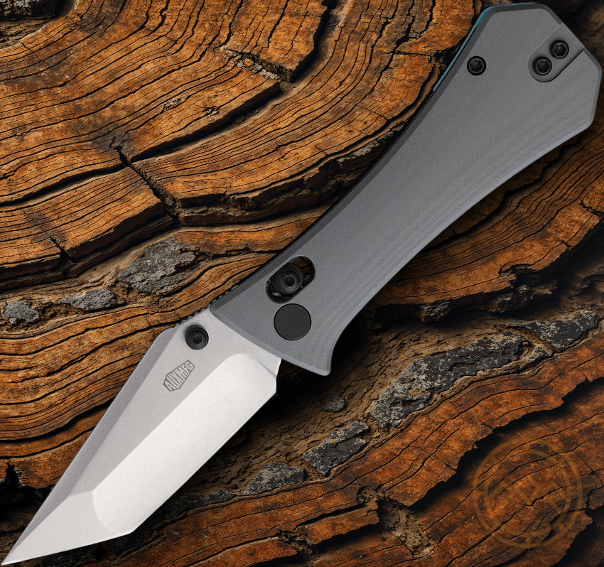 Auxiliary Manufacturing Coffin Folding Knife 2.75″ 14C28N Steel Blade G10 Handle