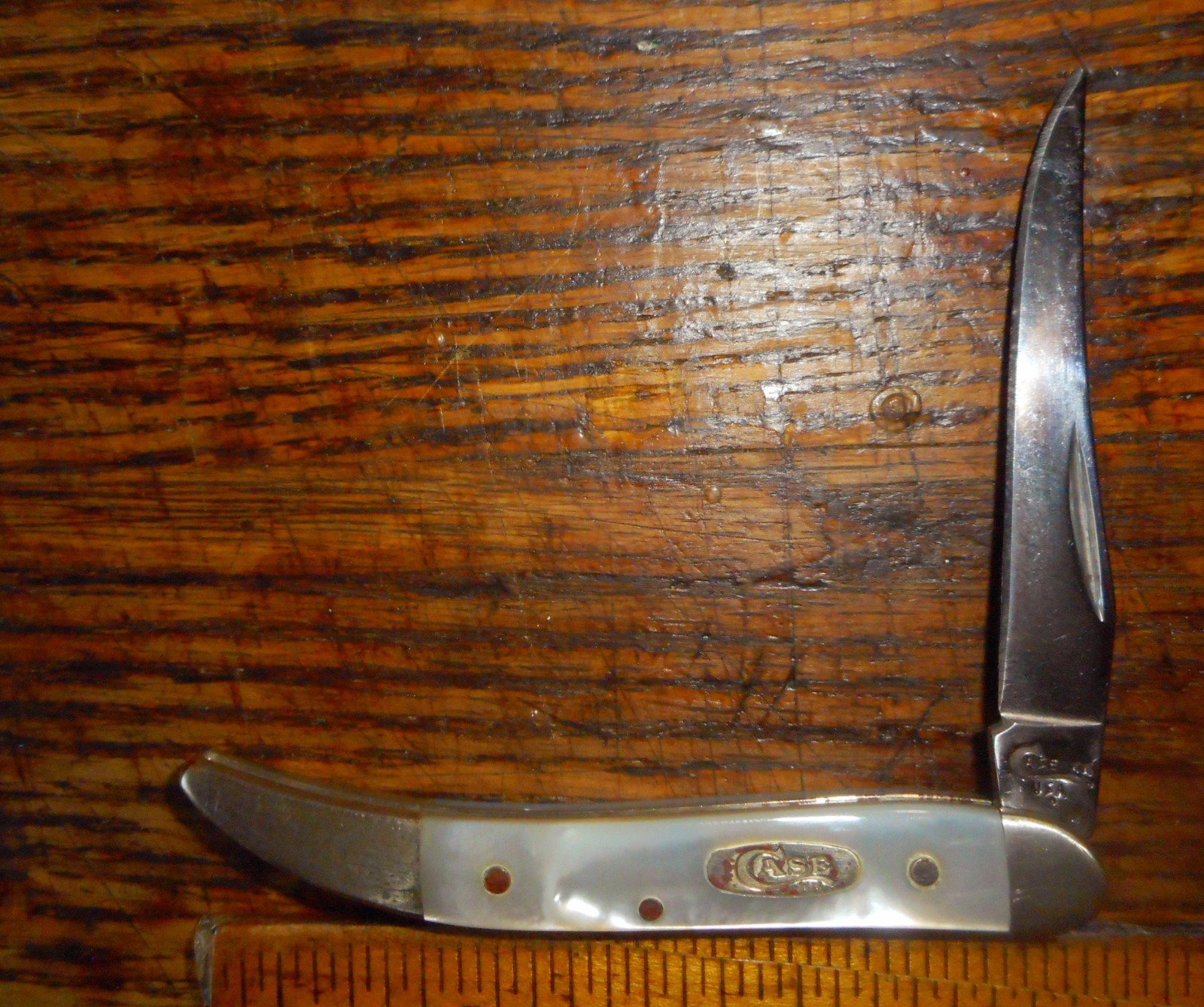CASE XX MOTHER OF PEARL 810096 2019 TINY TOOTHPICK POCKET KNIFE [NO BOX ]