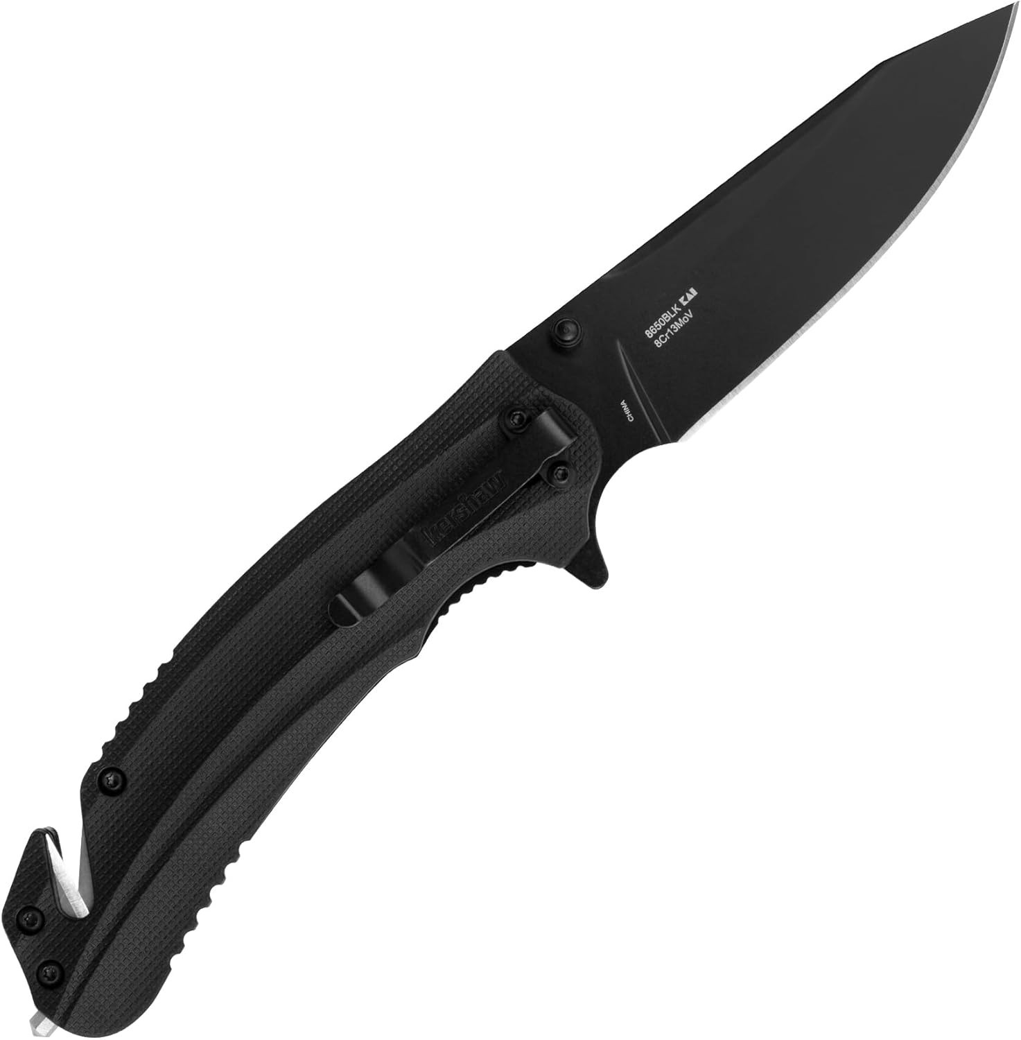 Folding Rescue Knife 3.5 Inch Drop Point Blade Lightweight for Right Hand Use