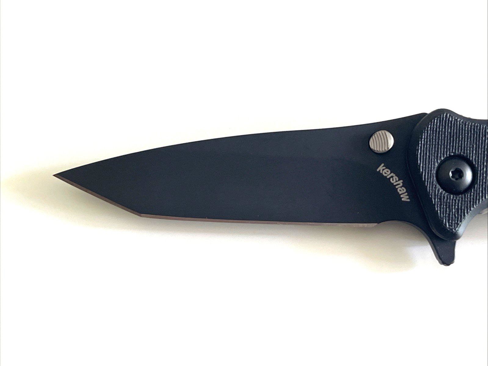 Kershaw 1735TCKT Zing Folding Knife No Grooves Tanto Manual USA
