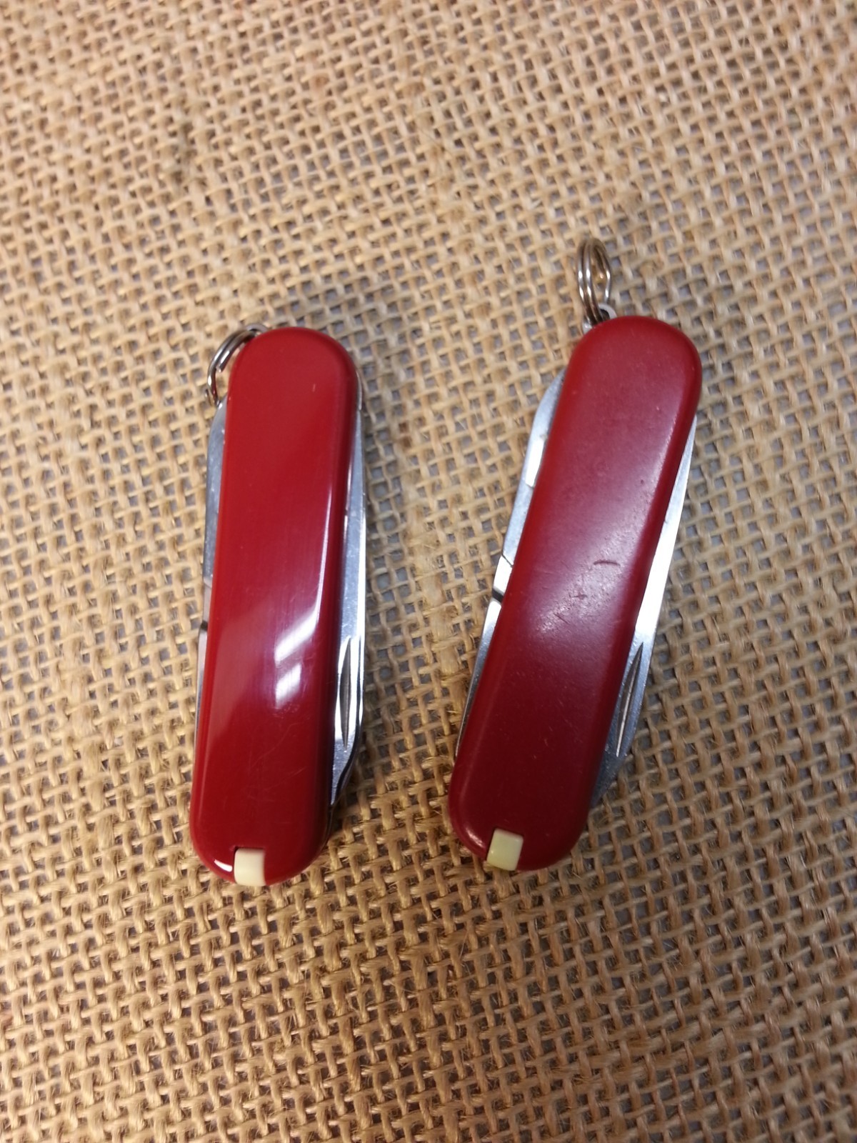 2 Victorinox Swiss Army Style Pocket Knives