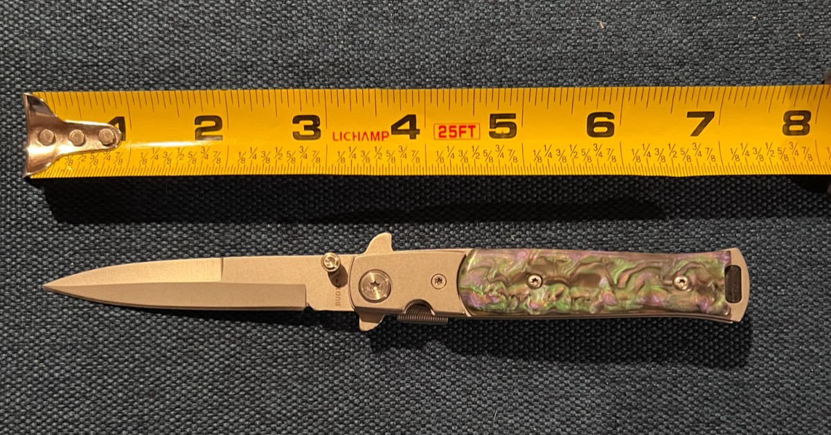 BUDK Abalone Gang Buster Folding Knife