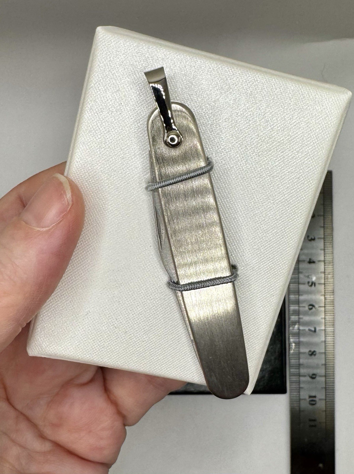 Colibri 1928 Stainless Steel Money Clip Pocket Knife Men’s Accessory w Box