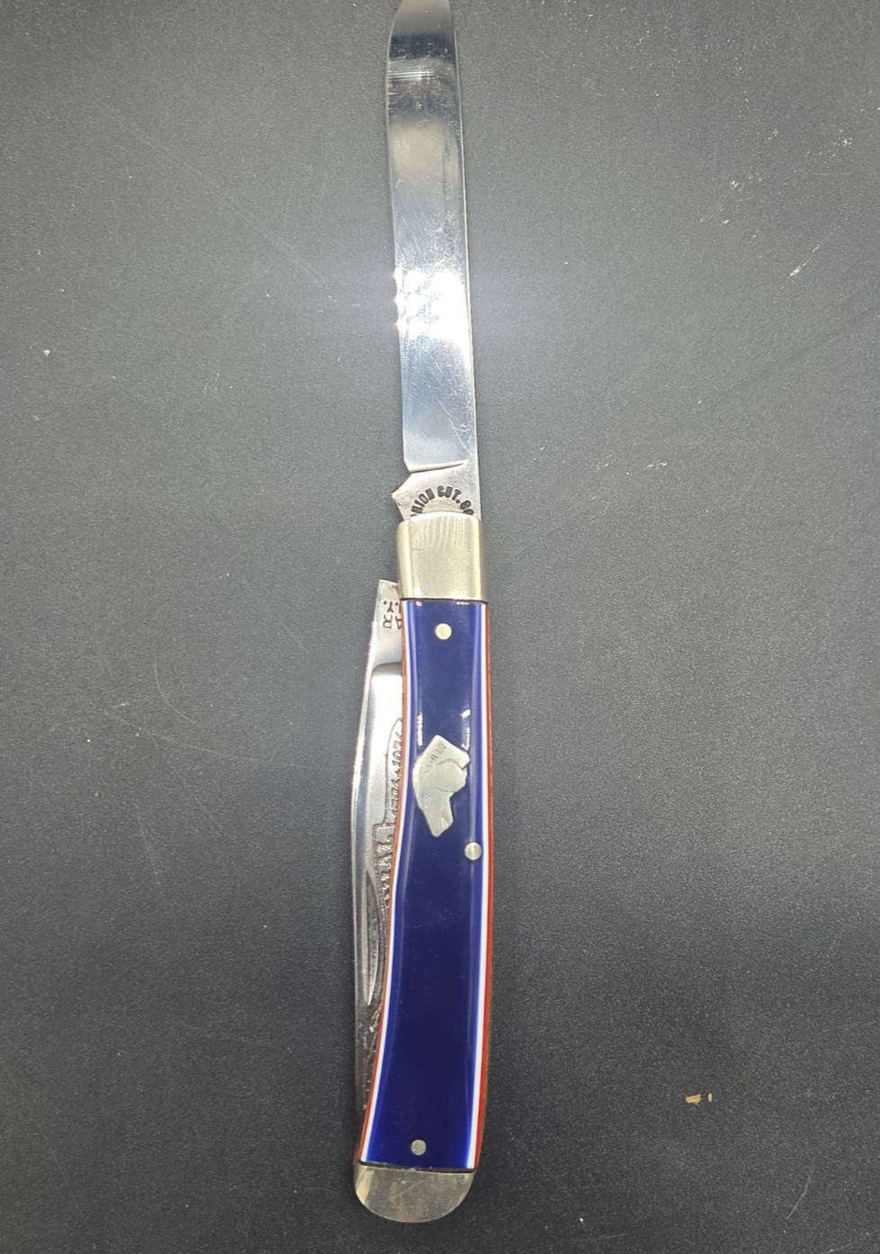 KA-BAR USA Bicentennial Trapper Knife 1776-1976 Limited 3779/7500 Box Sheath COA