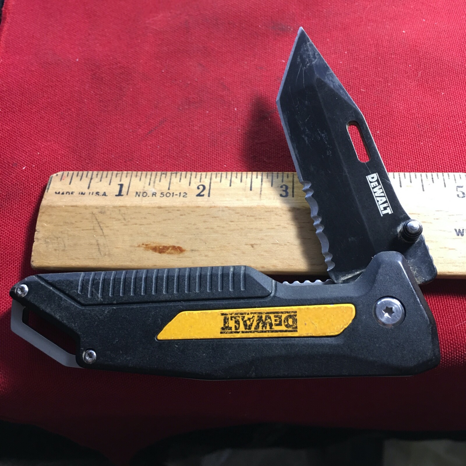 DEWALT EDC MANUAL TANTO KNIFE XX KNIVES HUNTING TACTICAL CAMP HIKE 1660M