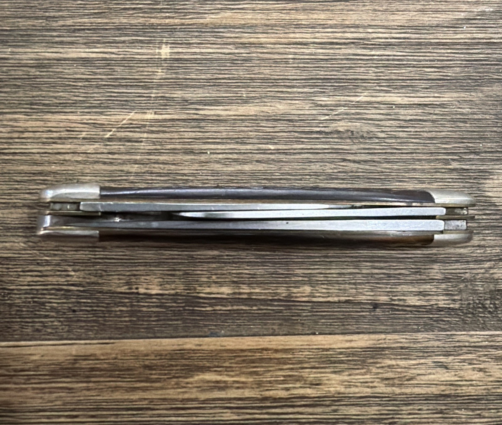 Vintage Schrade SS825 Stockman Pocket Knife 3 Blade Razor Stainless USA