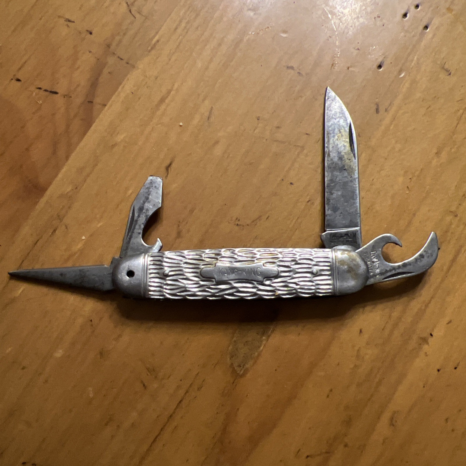 Vintage Hammer Brand USA Kamp King Scouting and Camping Pocket Knife Multi Tool