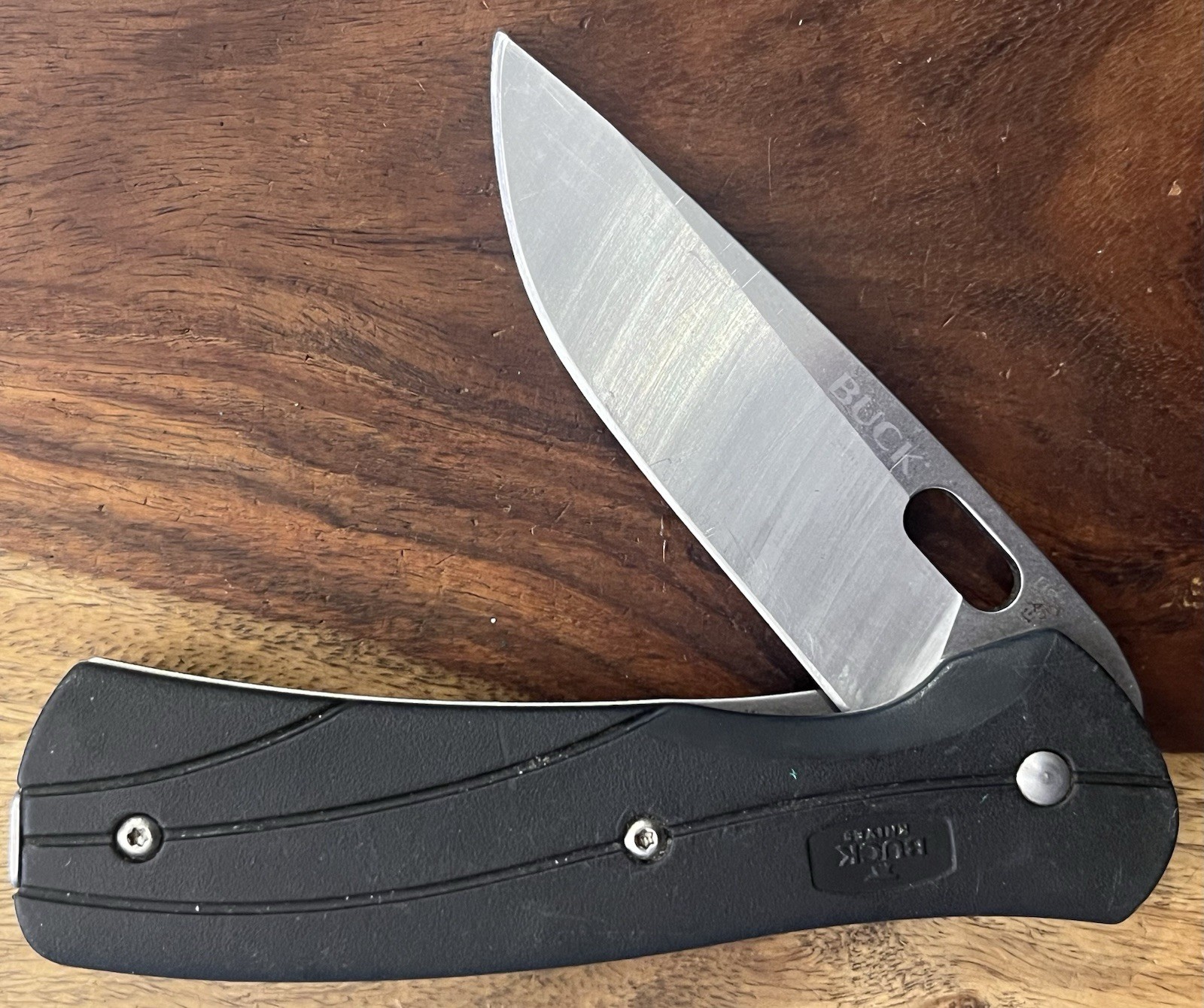 2018 BUCK USA 345 Vantage Select Flipper Pocket Clip Knife SUPER NICE!!
