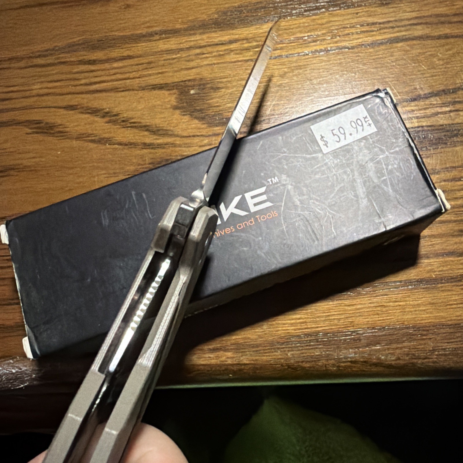 Ruike P138 Linerlock Desert Tan G10 Handle 14C28N Stainless Folding Knife P138W