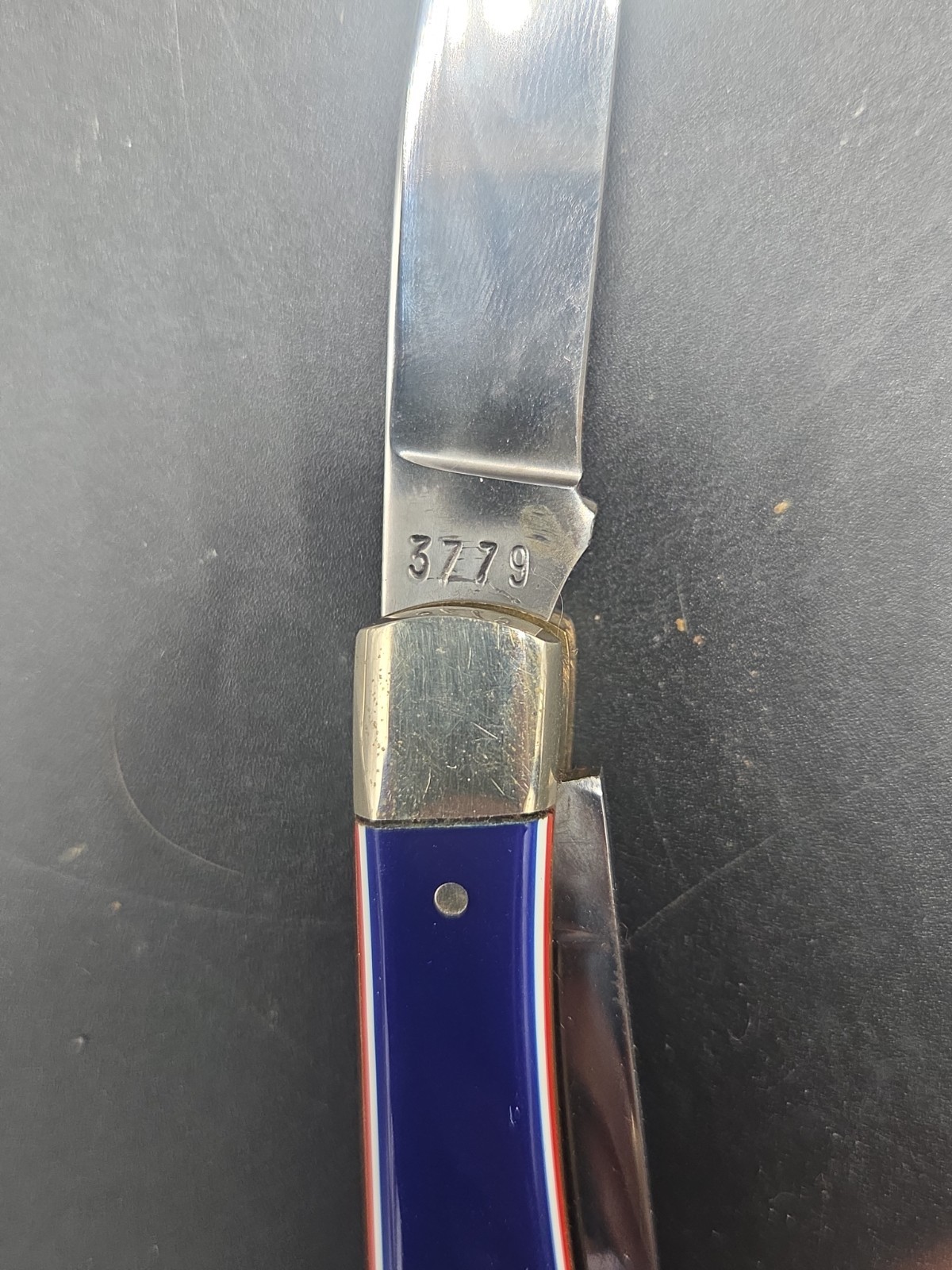 KA-BAR USA Bicentennial Trapper Knife 1776-1976 Limited 3779/7500 Box Sheath COA