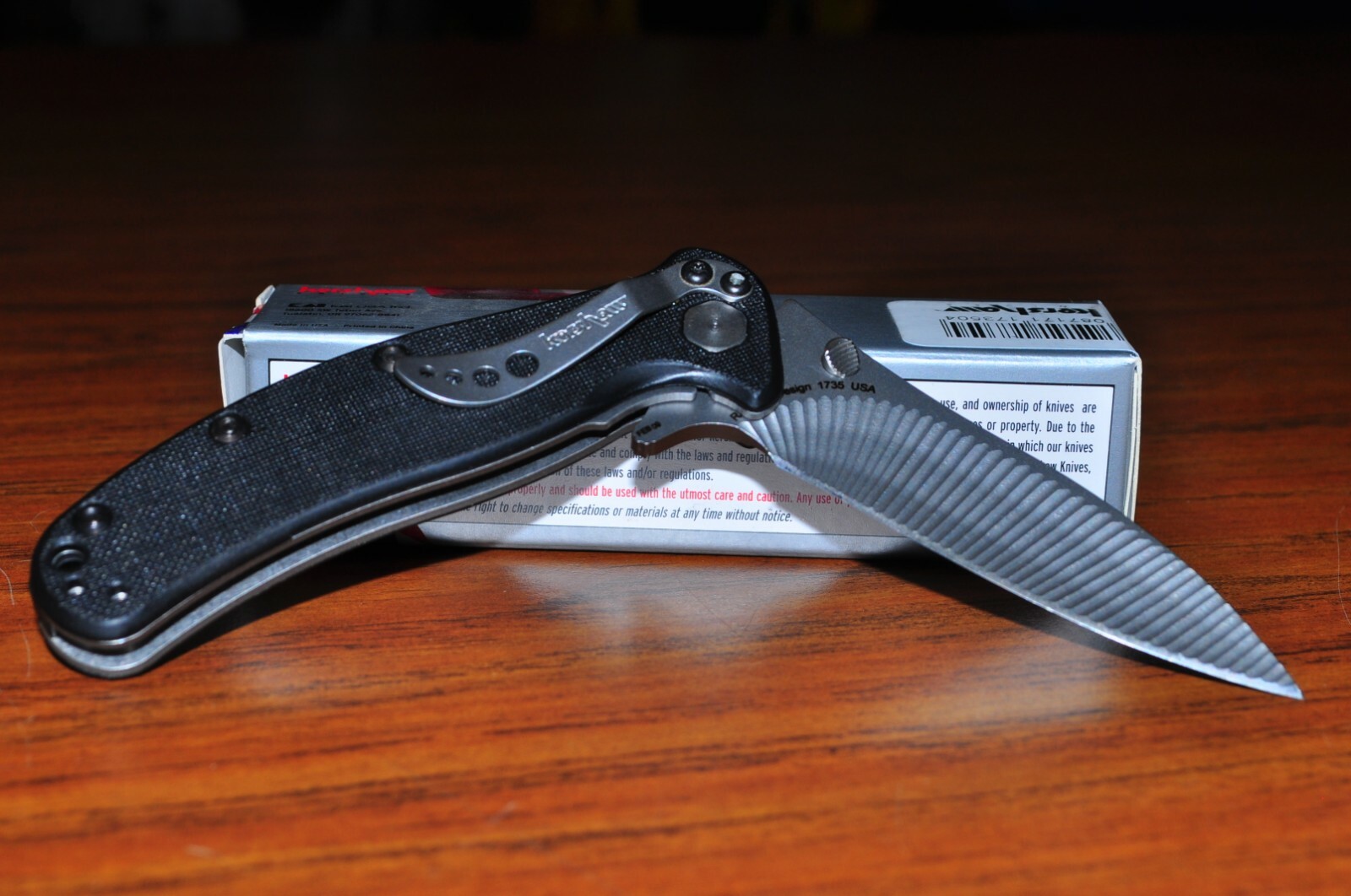 Kershaw ZING Knife 1735 RJ Martin design 3D machined Groove Blade USA