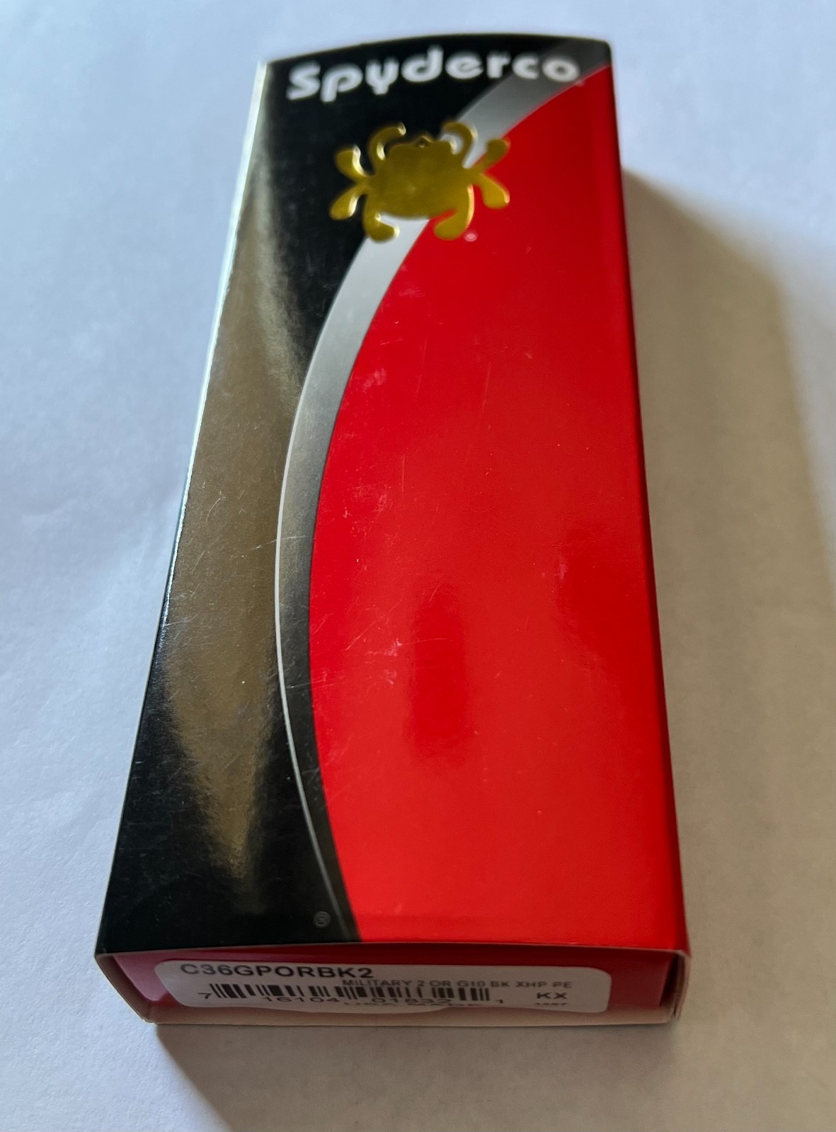 Spyderco Cutlery Shoppe Exclusive Military 2 C36GPORBK2 Orange G10 Black CTS-XHP