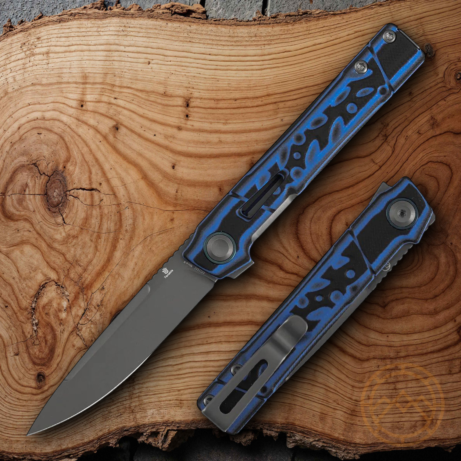 Tenable Knives Kitpu Linerlock Folding Knife 2.9″ Nitro V Steel Blade G10 Handle