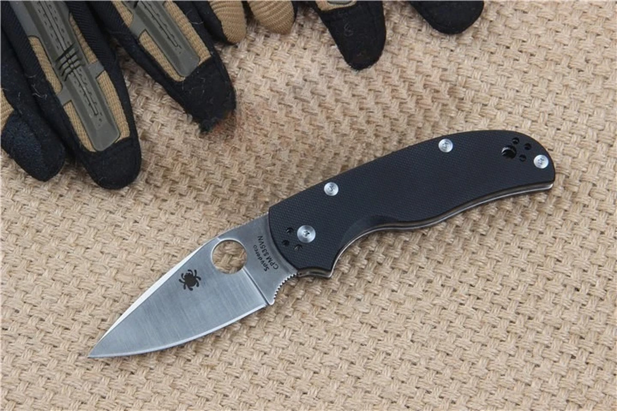 C41-G10 Handle Outdoor Folding Knife CPM S35VN Survival High Hardness Sharp Port