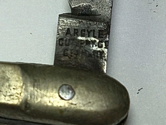 Antique Argyle Cutlery Co. German Pocket Knife
