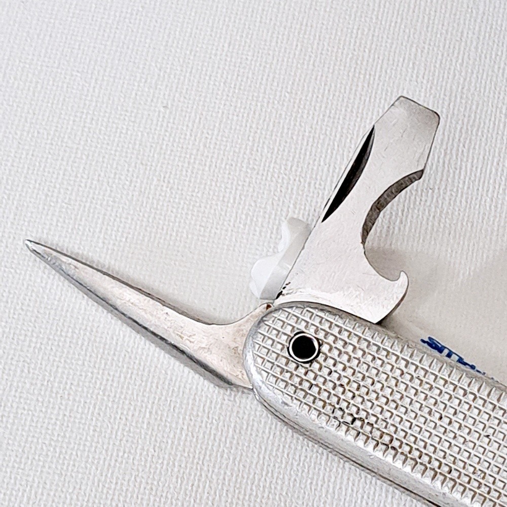 Elsener Schwyz Victoria Victorinox Soldier Silver Alox 1965 Swiss Army Knife SAK