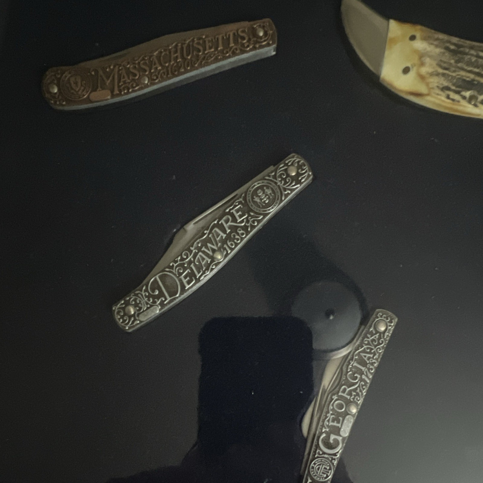 Limited edition 13 Colony knife set. All original.