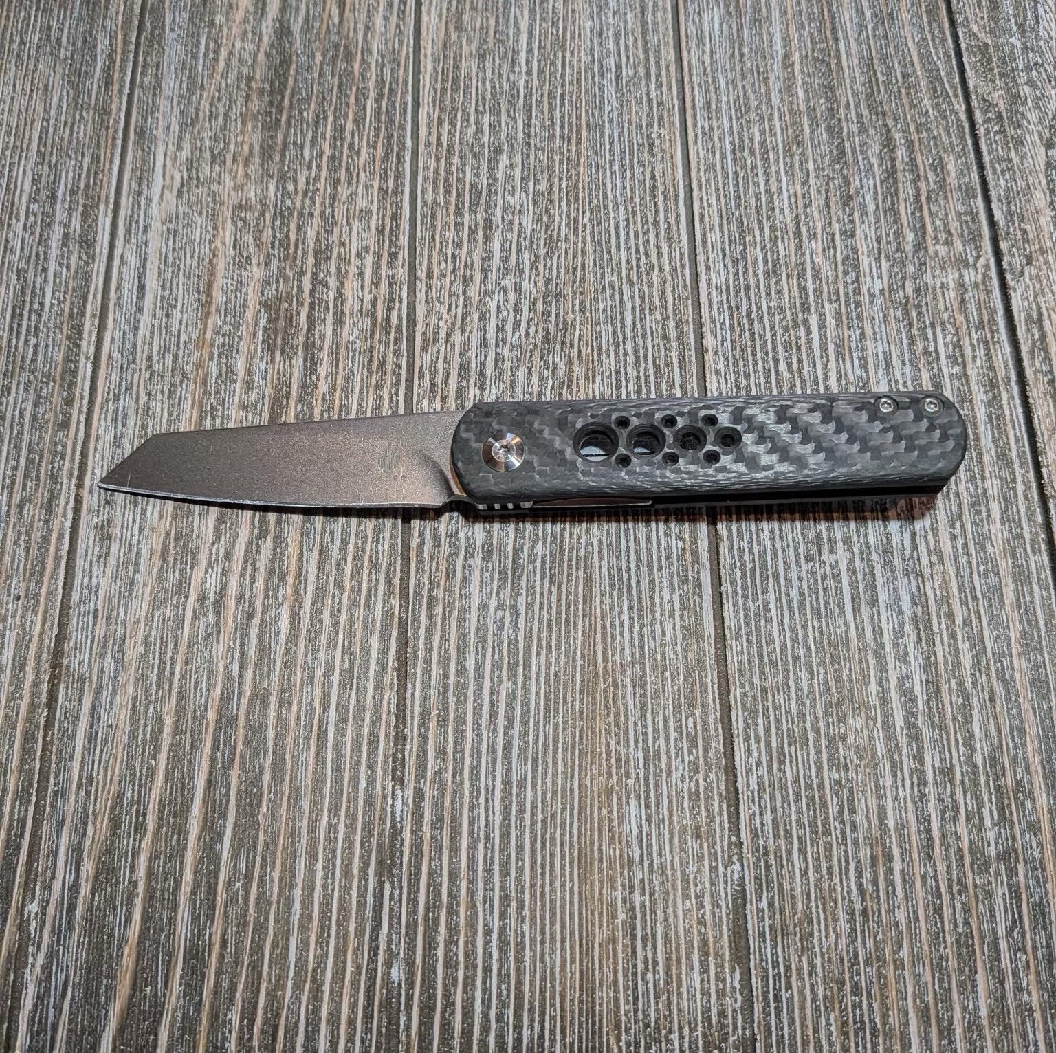 Kizer Feist W Ki3499SE1 S35VN Blade HQ Exclusive Carbon Fiber Liner Lock Knife