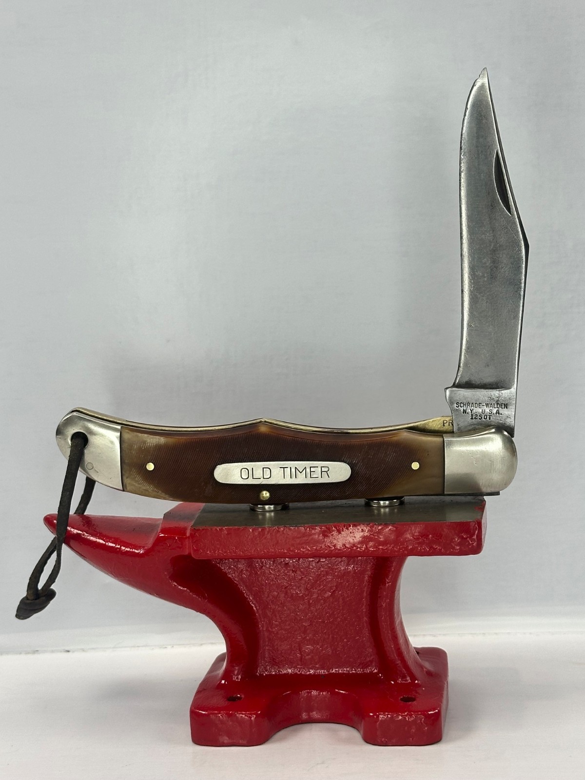 VTG 1972-1973 Schrade-Walden 125OT Mustang Old Timer Folding Hunter Knife USA