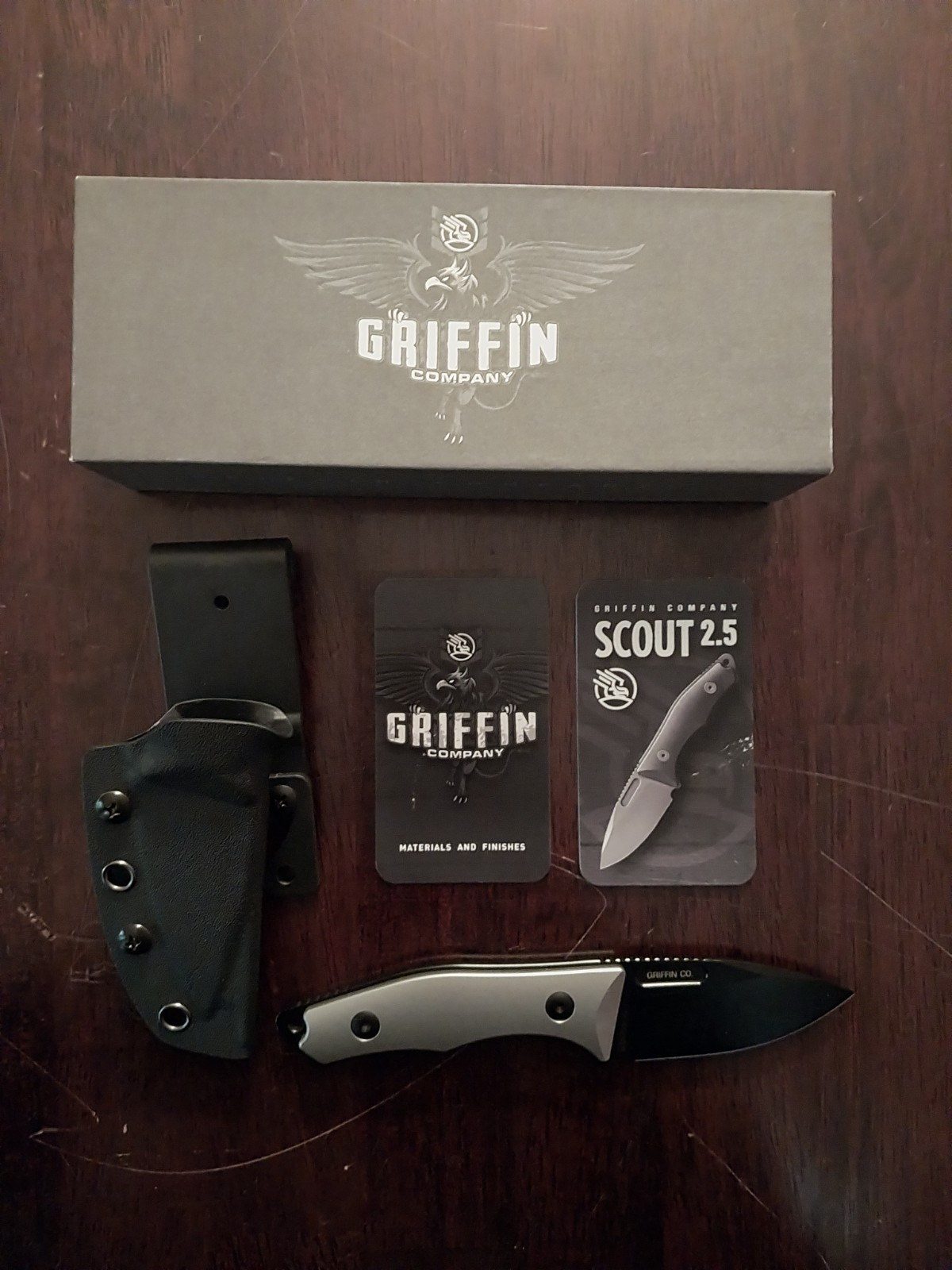 Griffin Scout 2.5 Magnacut DLC Stonewashed Titanium