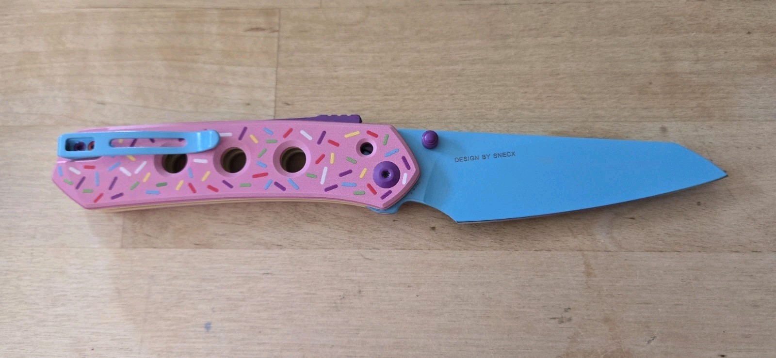 Civivi Blade HQ Exclusive Dessert Warrior Vision FG – Pink Sprinkle G10 Nitro-V