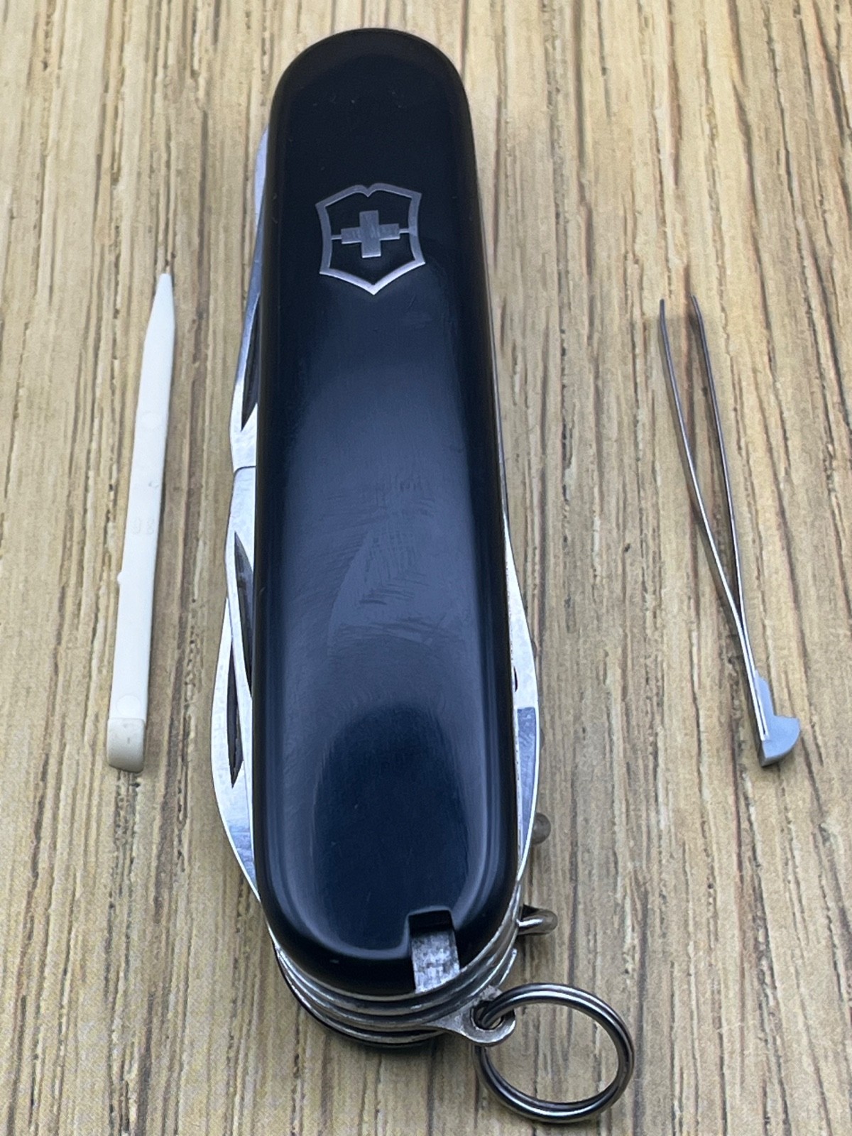 Black Victorinox Camper 91mm Swiss Army Knife – Cleaned, Sharpened, Polished