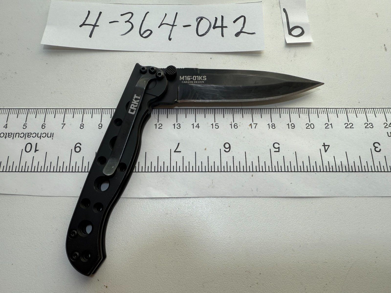 CRKT M16®-01KS BLACK Spear Point CLEAN GREAT SHAPE SHARP $24 EACH / OBO