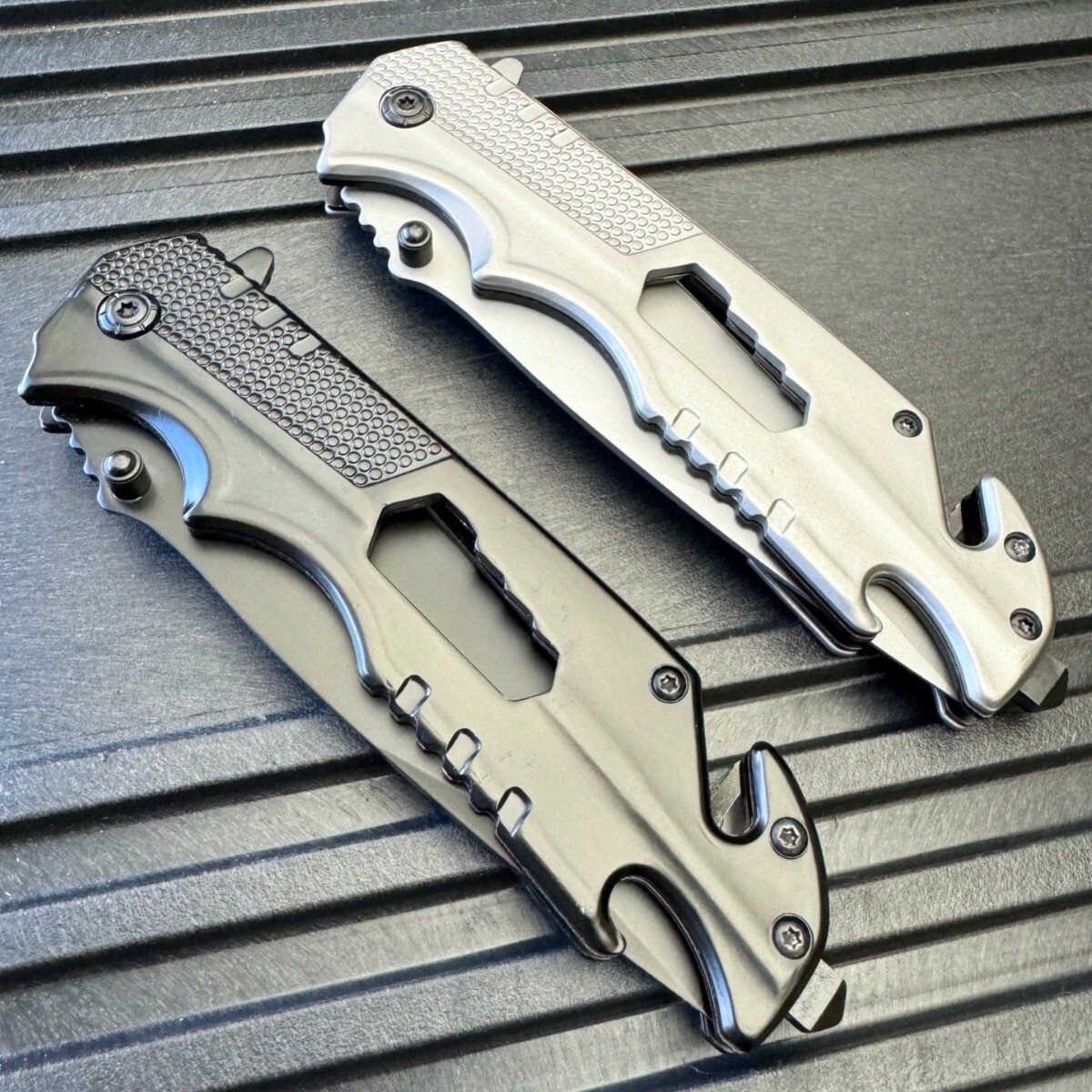 9″ Heavy Duty Rescue Style Spring Assisted Folding Open Blade Pocket Knife NEW