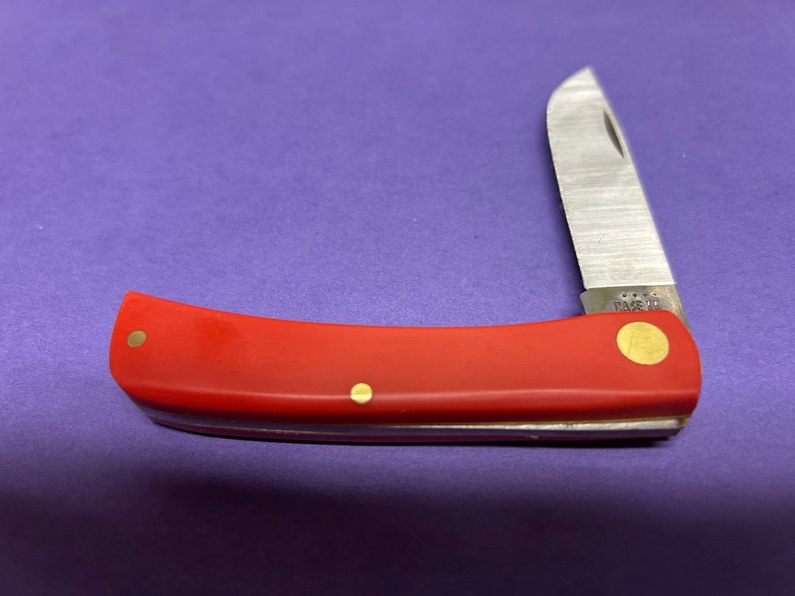MIB 2021 Case XX American Workman Smooth Red Synthetic Sod Buster Jr 4137SS