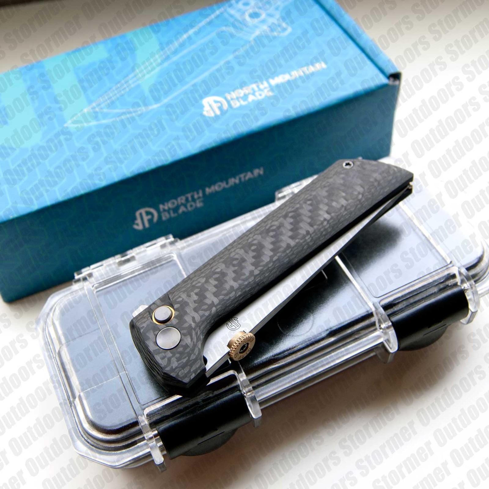North Mountain Blade Chop 2 Knife SLD-Magic Steel Carbon Fiber Handle 2406-CF