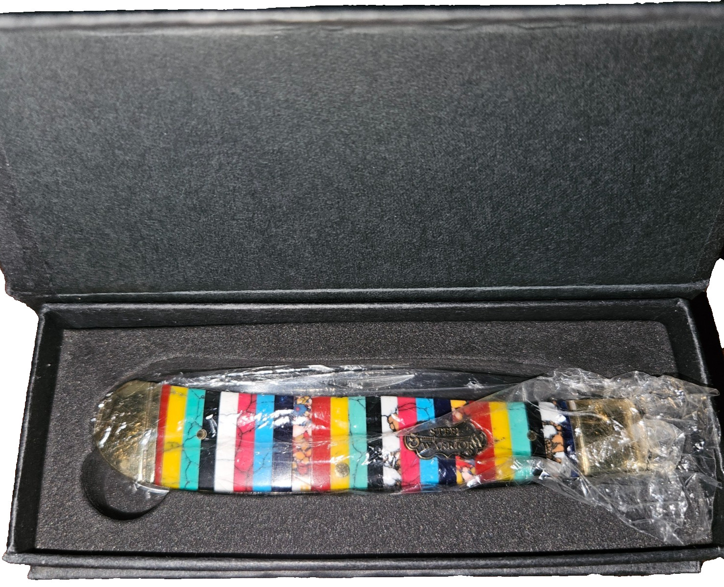 Steel Warrior 2 Blade Pocket Knife – 440 Stainless – 2 Blade 3″ w/ Box