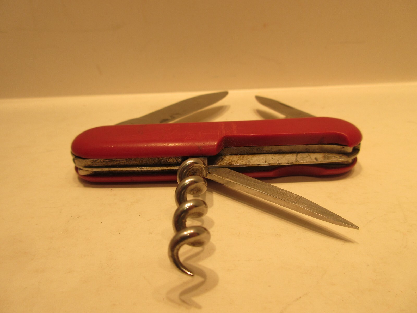Wenger Delemont Switzerland Pocket Knife 6 Pieces 3 1/4 Inches Long