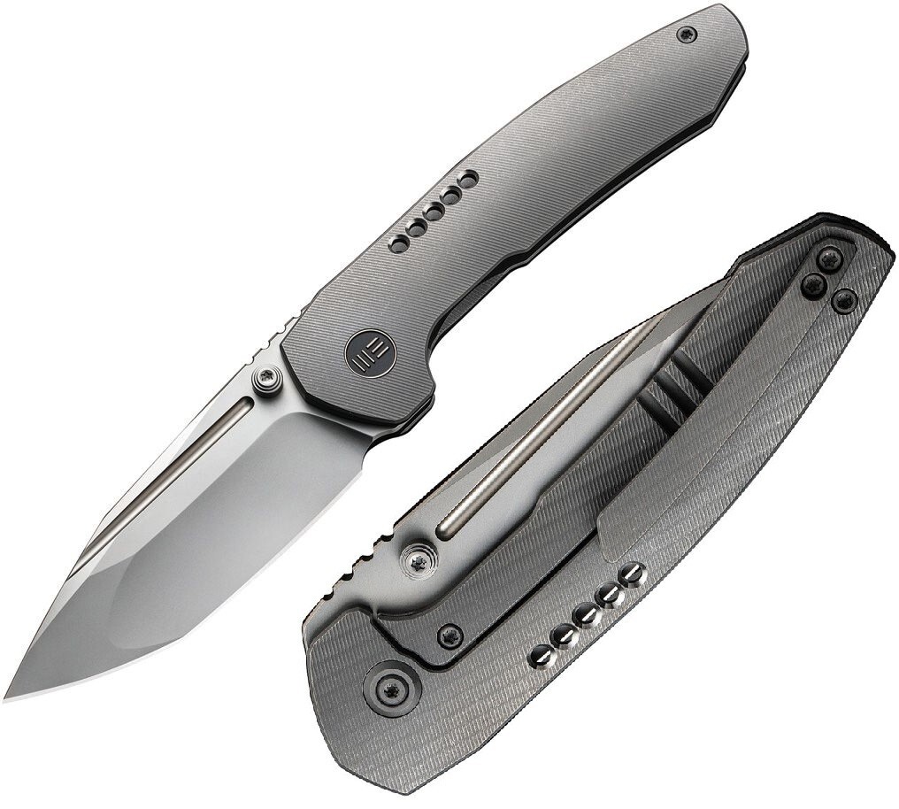 We Knife Co Ltd Trogon Frame Folding Knife 3.25″ CPM-20CV Steel Blade Titanium