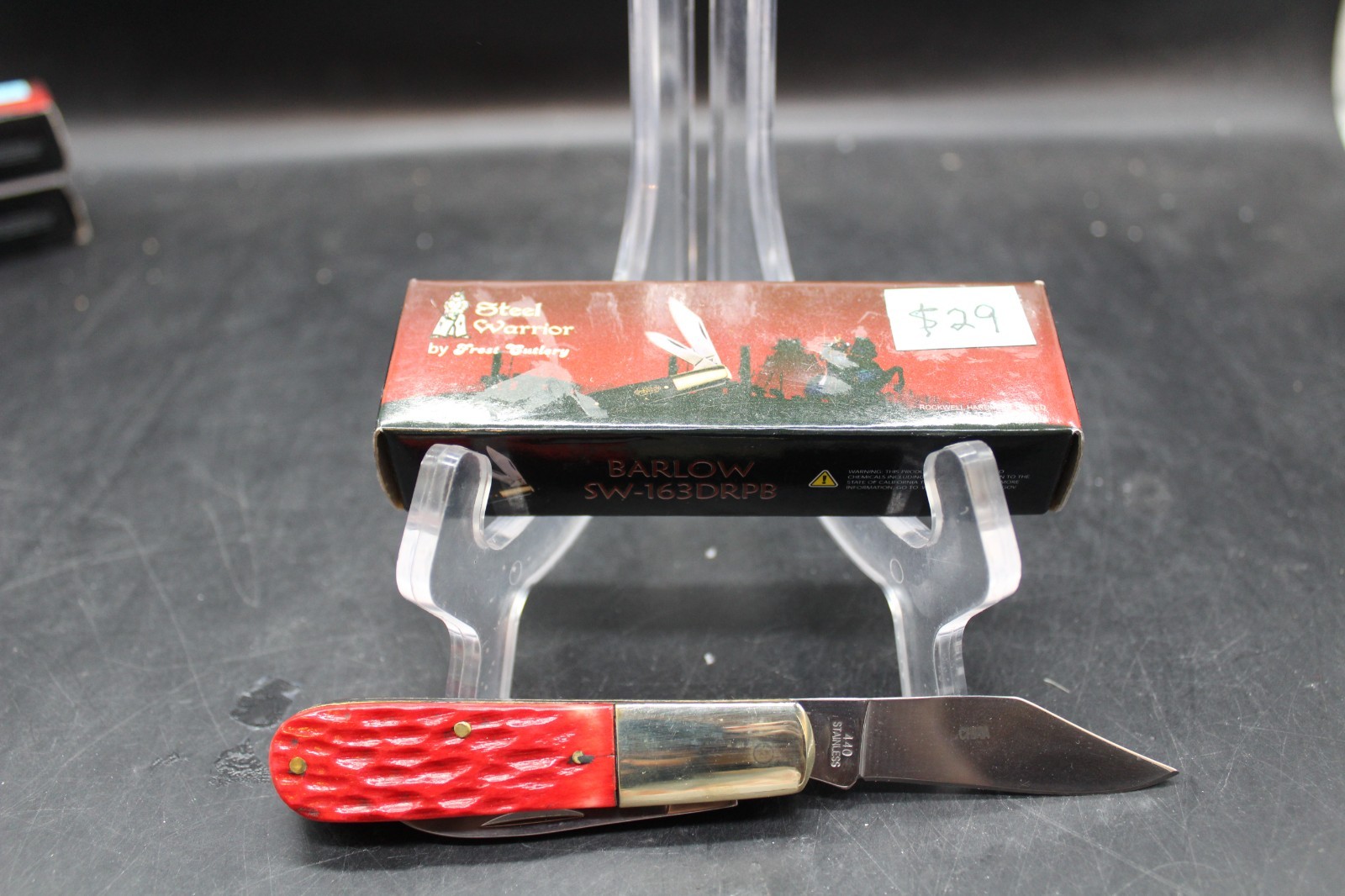 Steel Warrior 2 Blade Pocketknife Barlow SW-163DRPB