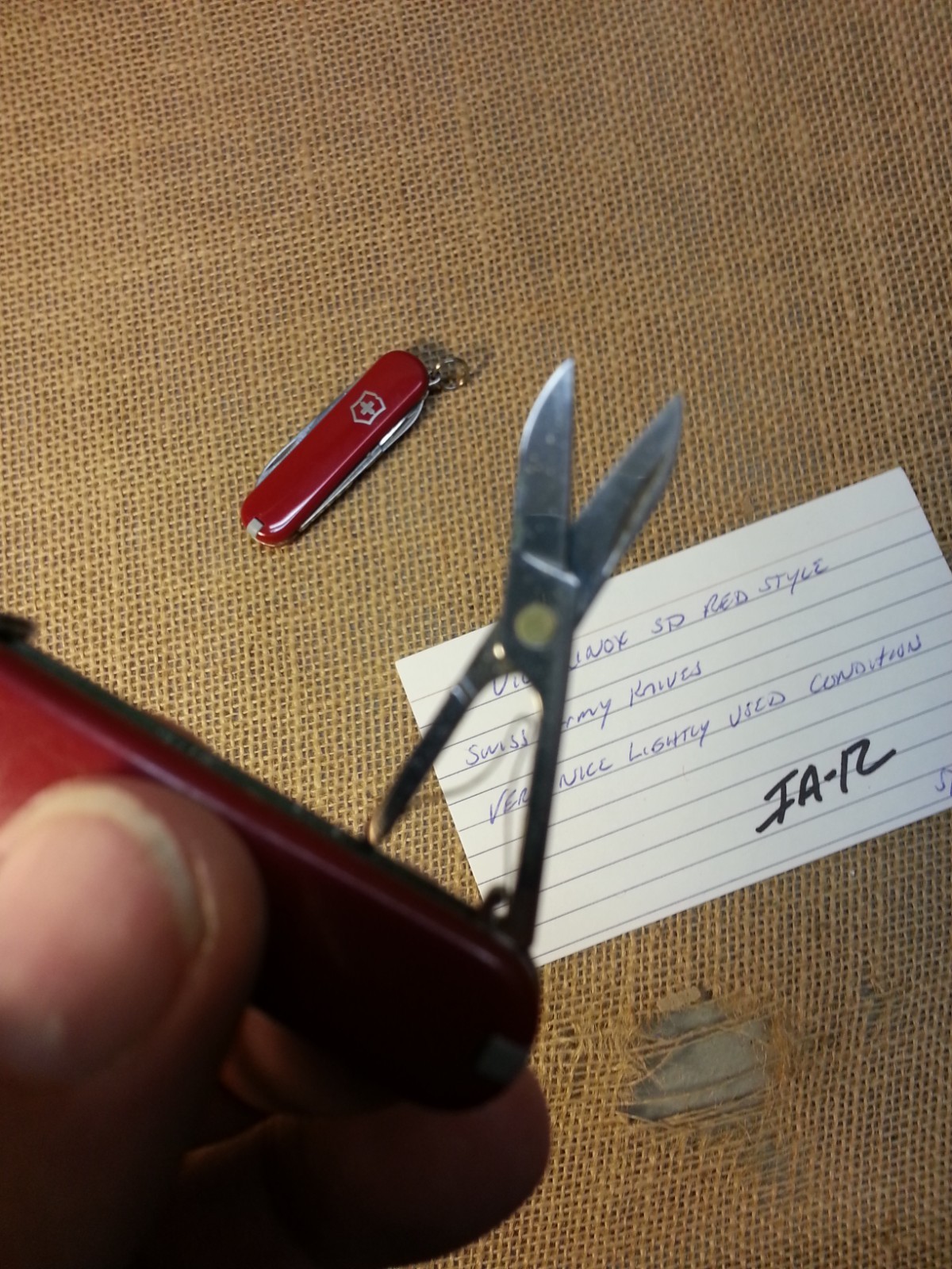 2 Victorinox Swiss Army Style Pocket Knives