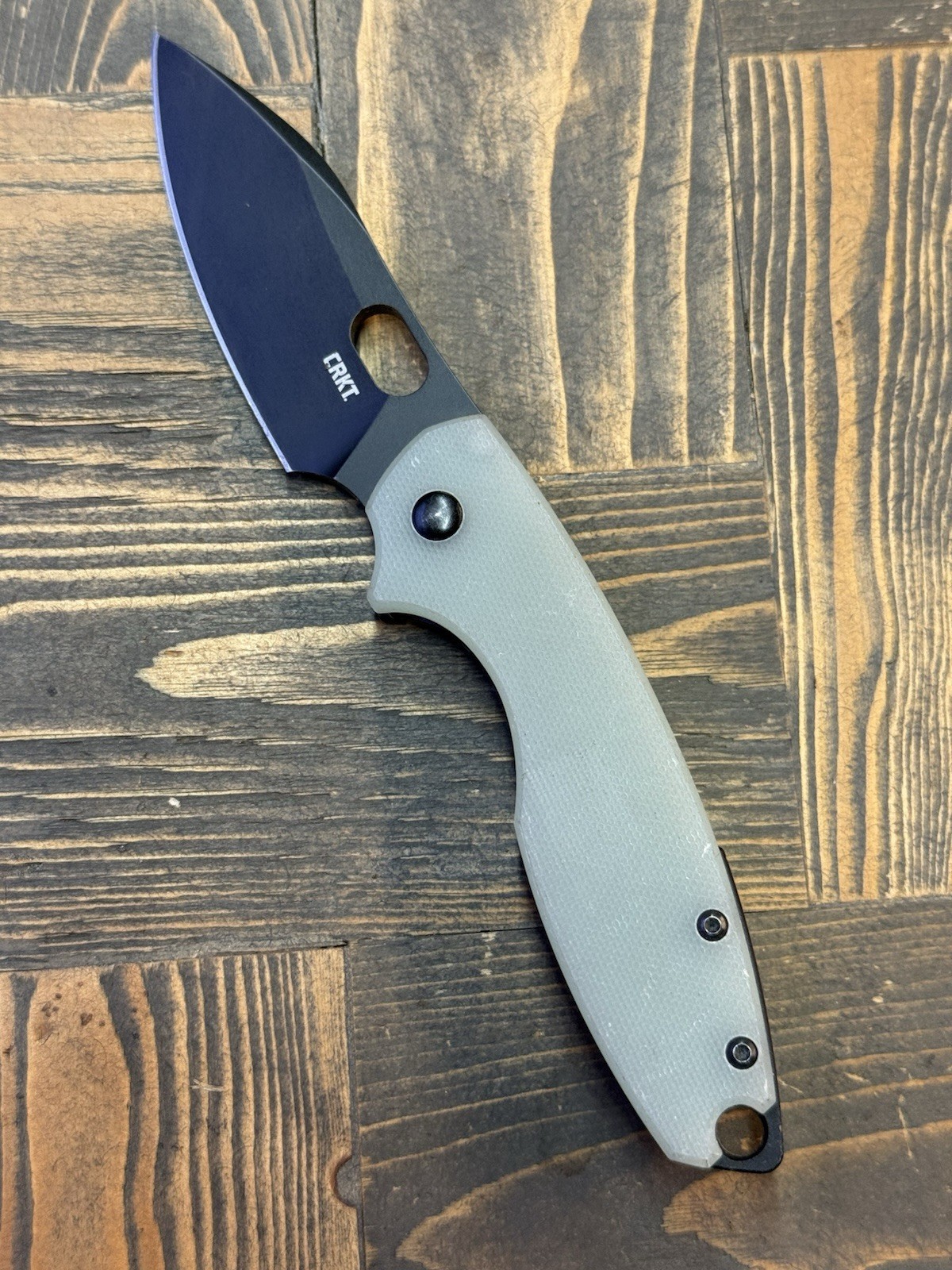 CRKT Limited Release Pilar III 5317J Jade G10 Black D2 Used
