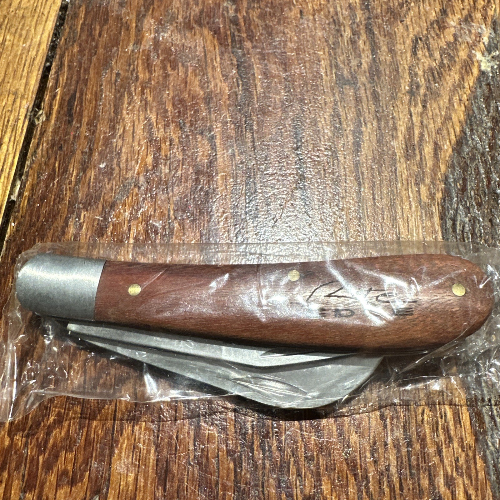 Rite Edge Barlow Pocket Knife Brown Brand New