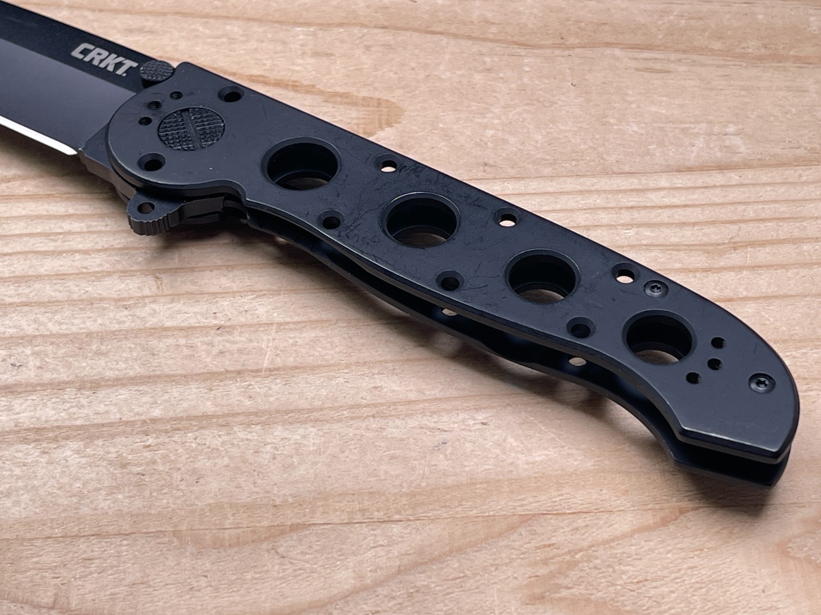 CRKT M16-04KS Black Plain Edge Tanto Blade Folding Pocket Knife