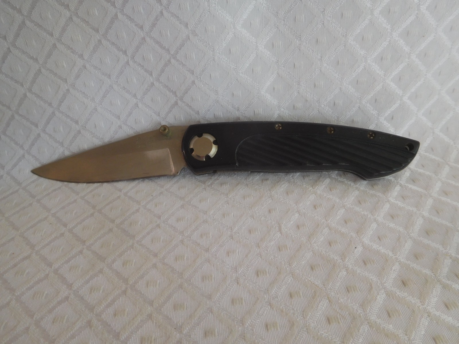 Frost Cutlery Stainless Steel China Folding Pocket Knife Black handle
