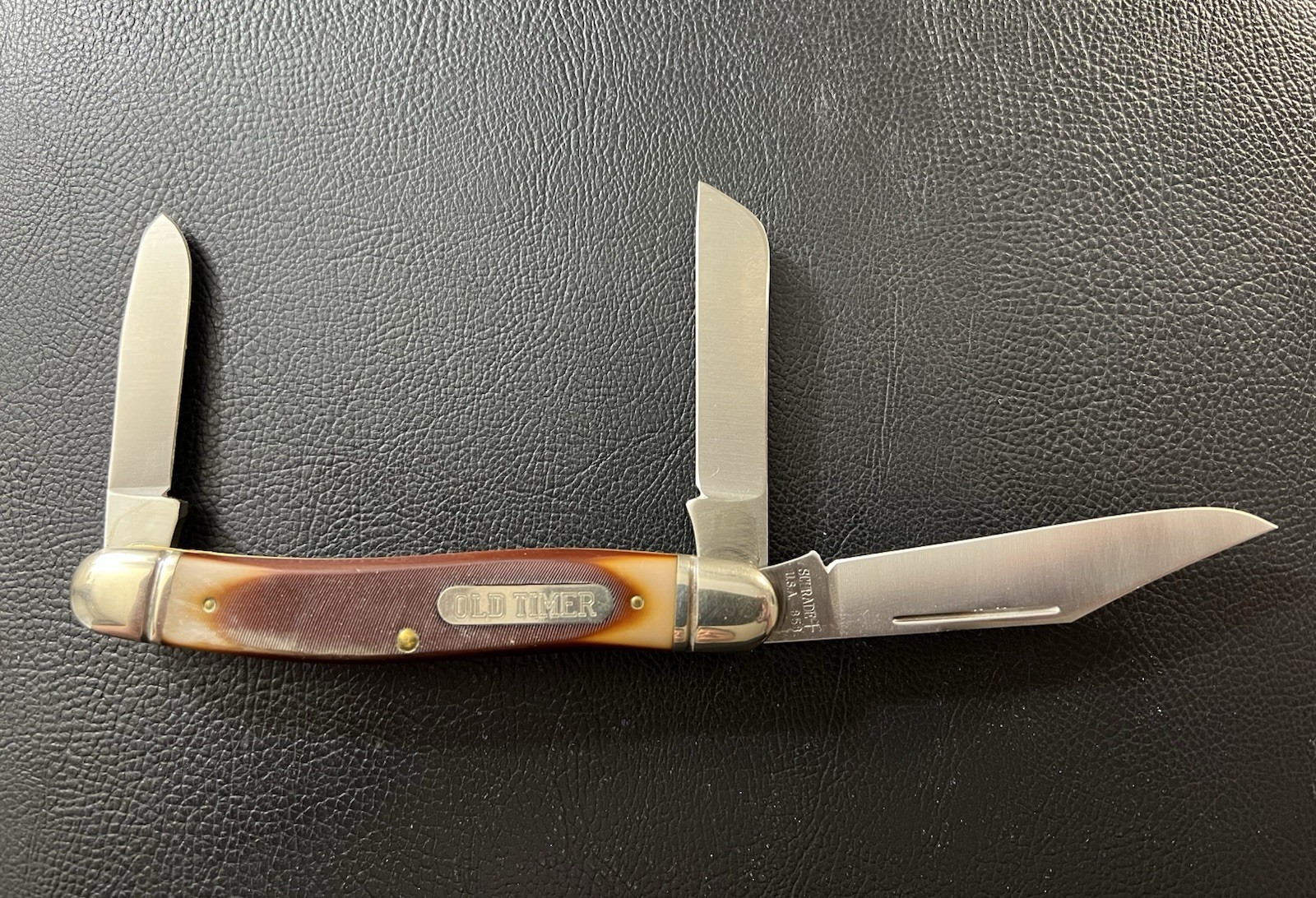 Vintage Schrade 858 Old Timer 3-Blade Knife