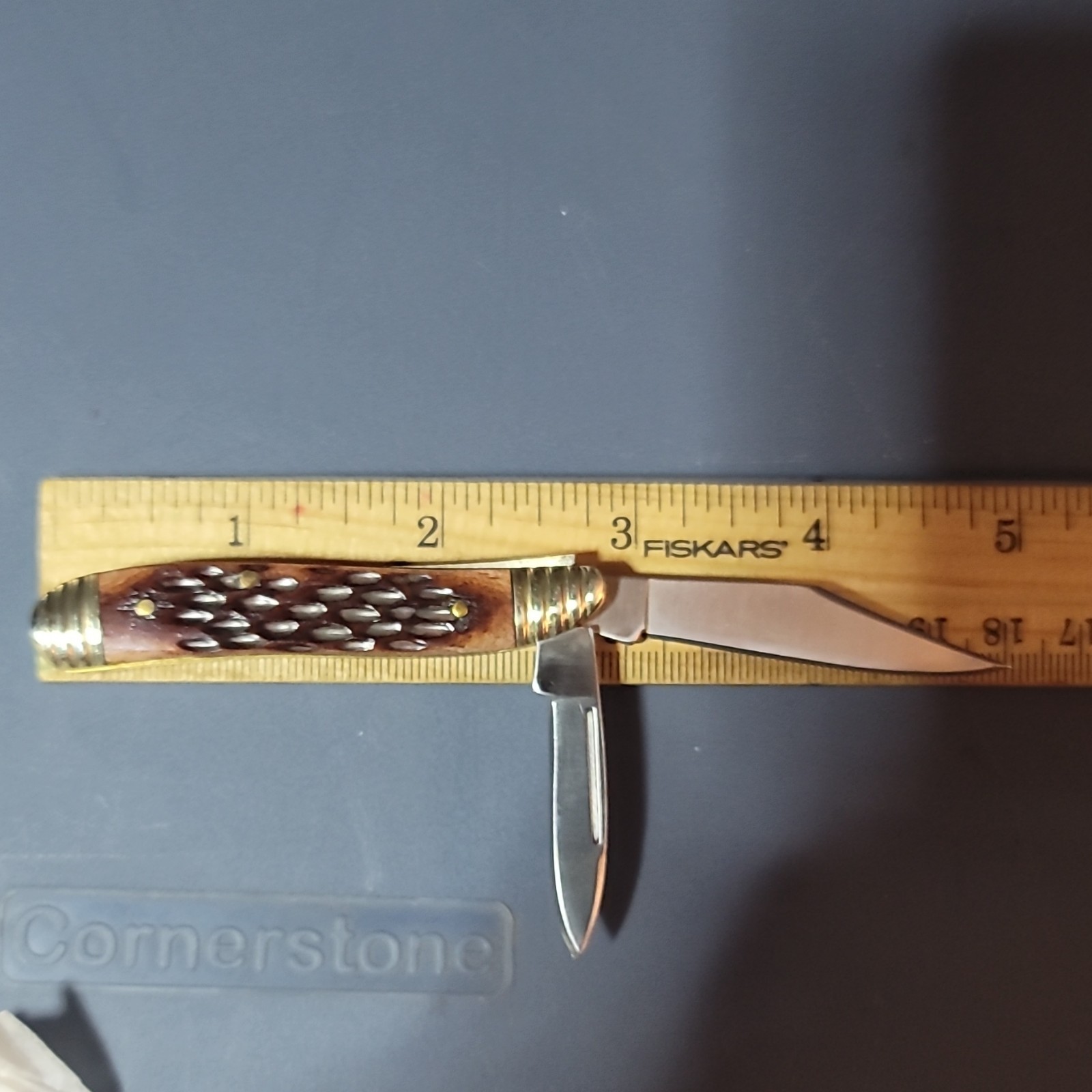 Böker Plus 01BO201 440 Stainless Wood Handle Slipjoint Clip Pen Pocketknife