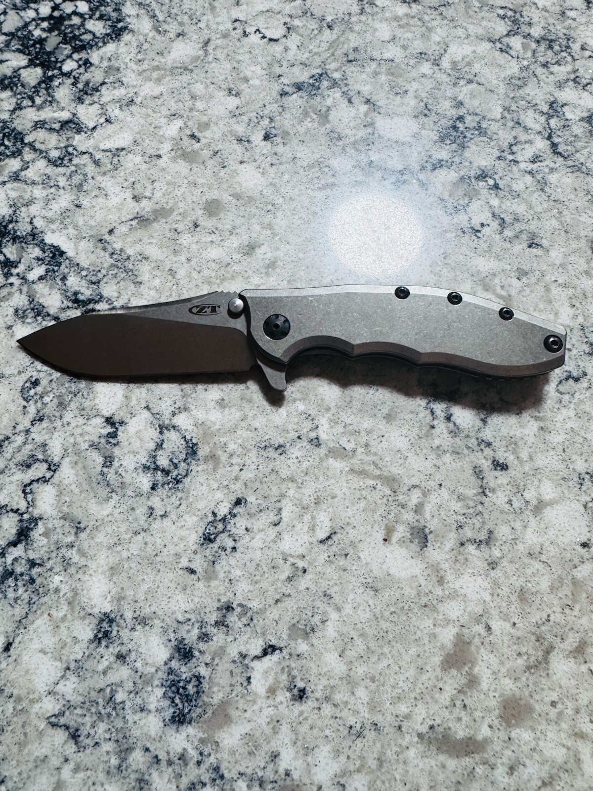 Zero Tolerance ZT 0562TI Hinderer Magnacut Titanium Frame Lock Drop Point