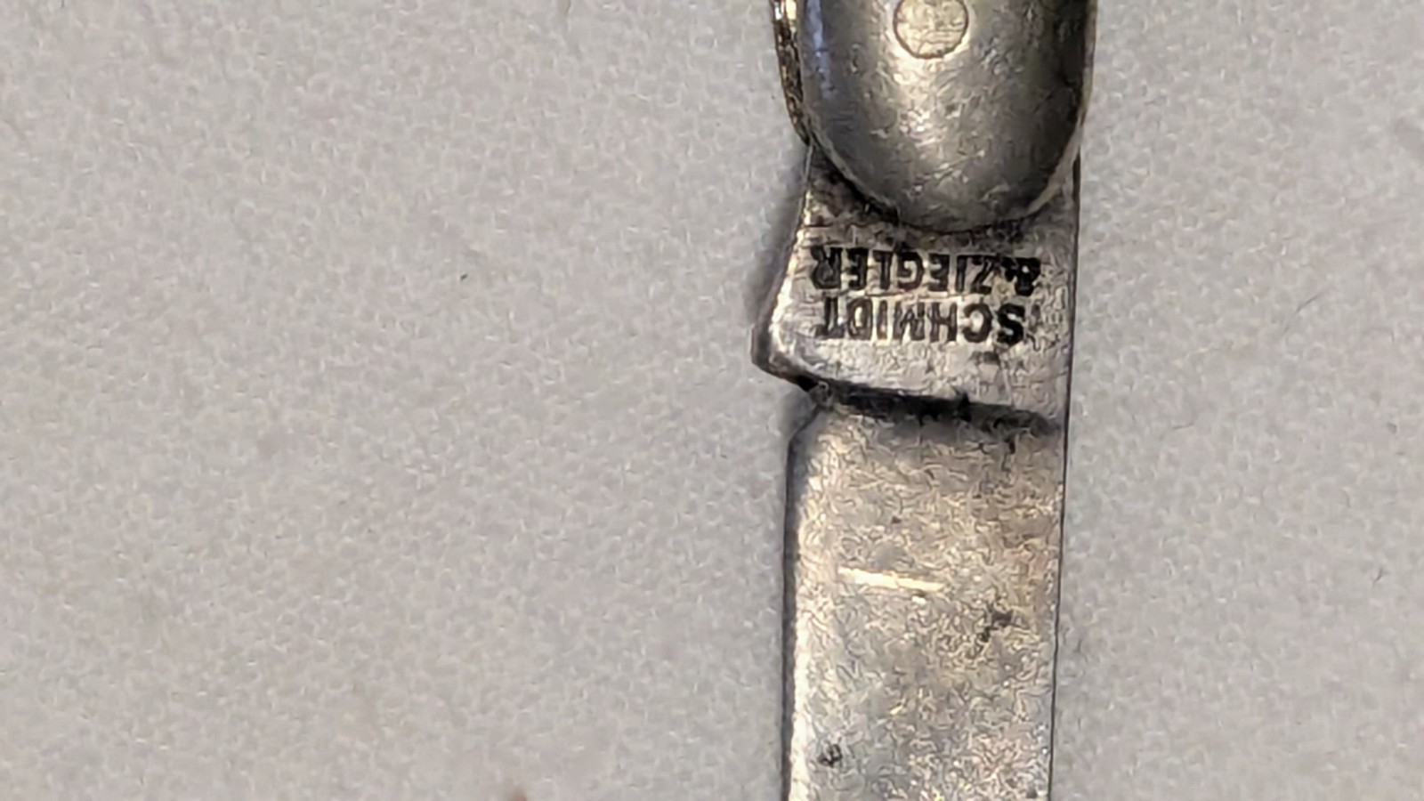 Vintage Schmidt-Ziegler 2 Blade Knife-115 yellowish handle Folding Pocketknife