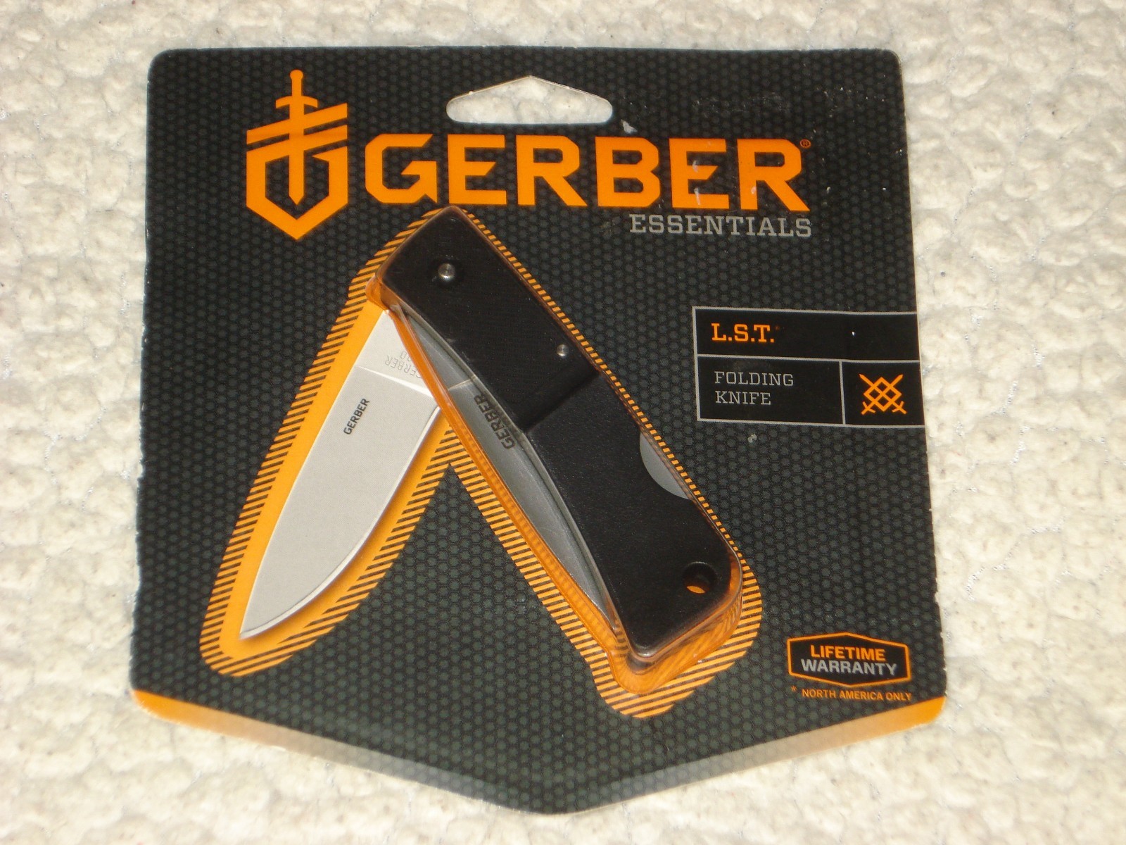 Gerber L.S.T. 2.63in Blade FOLDING Pocket Knife BLACK Discontinued Original